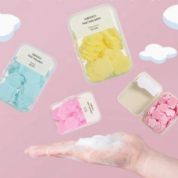 Mey İthalat® 100 Yaprak Eriyen Mini Parfümlü Kağıt Sabun