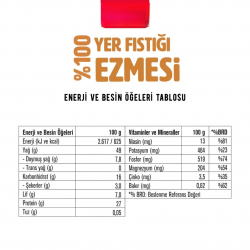 Mey İthalat® %100 Yer Fıstığı Ezmesi 315 Gr