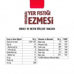 Mey İthalat® %100 Yer Fıstığı Ezmesi Original 315 Gr