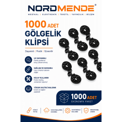 Mey İthalat® 1000 Adet Gölge Filesi Klipsi | Sera Filesi Sabitleme Klipsi | Güneşlik Örtü Klipsi | Yerli Üretim | UV Dayanımlı