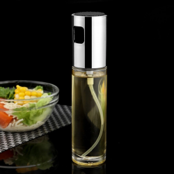 Mey İthalat®  100ml Kapasiteli Şeffaf Spreyli Yağdanlık Sosluk Yağ Püskürtücü Yağ Şişesi