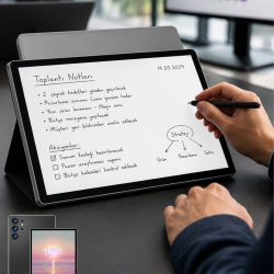 Mey İthalat® 10.1 İnç Android Tablet 16GB RAM 1TB Depolama Klavyeli Tablet Seti