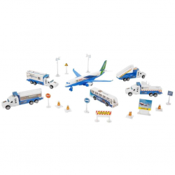 Mey İthalat® 1012381 YFN MXX OYUN SET HAVAALANI UÇAKLI SES IŞIKLI BYK MV