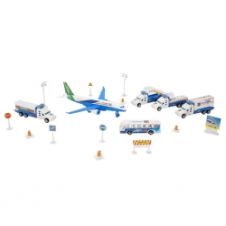 Mey İthalat® 1012381 YFN MXX OYUN SET HAVAALANI UÇAKLI SES IŞIKLI BYK MV