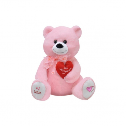 Mey İthalat® 1045P SL TIKIL AYI 65CM PEMBE