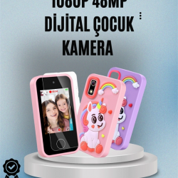 Mey İthalat® 1080p HD Video Kaydı ve 2,8” Dokunmatik Ekran – Çocuklar İçin Gerçekçi Görüntü Deneyimi