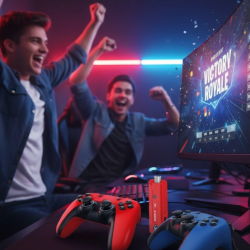 Mey İthalat® 10K HD Android Oyun Konsolu 64GB Çift Kumandalı TV Stick