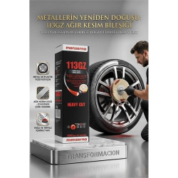 Mey İthalat® 113GZ Heavy Cut Polisaj Pastası | 1.1kg Profesyonel Metal Parlatma Cilası 723042