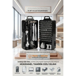 Mey İthalat® 115 Parça Profesyonel Hassas Tornavida Tamir Seti  Cep Telefonu Tablet Laptop 723004