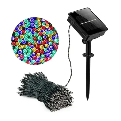 Mey İthalat® 11m 100 LED Solar RGB Işık