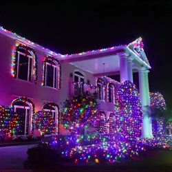 Mey İthalat® 11m 100 LED Solar RGB Işık