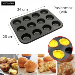 Mey İthalat® 12 GÖZLÜ KEK KALIBI