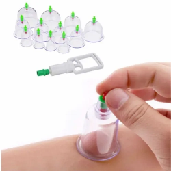 Mey İthalat®  12'Li Hacamat Masaj Kupa Set