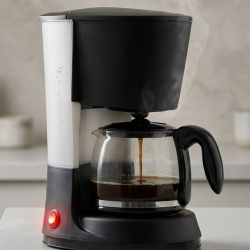 Mey İthalat® 1.2 Litre Filtre Kahve Makinesi Damlama Emniyetli Cam Karaflı