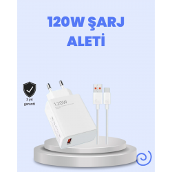 Mey İthalat® 120 Watt Turbo Şarj Cihazı Xiaomi Redmi Note 10 11 12 Uyumlu