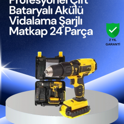 Mey İthalat® 12V Akülü Matkap –Ergonomik ve Yüksek Performanslı