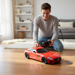 Mey İthalat® 1385-5A-7A-1 UZ.KUM.ŞARJLI 4 ÇEŞ.YARIŞ ARABASI