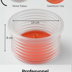 Mey İthalat® 14 cm Körüklü Toz Tutucu Vantuzlu