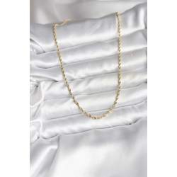 Mey İthalat® 14K Gold Renk Kaplama Burgu Model CM Kadın Kolye