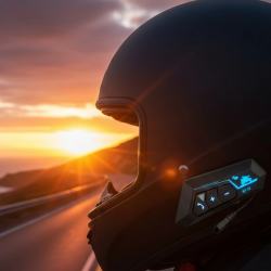 Mey İthalat® 15 20 Saat Müzik Süreli Kask İçi Bluetooth Kulaklık