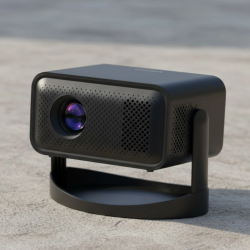 Mey İthalat® 150 İnç Geniş Ekran Projeksiyon Cihazı WiFi Bluetooth LED Görüntü