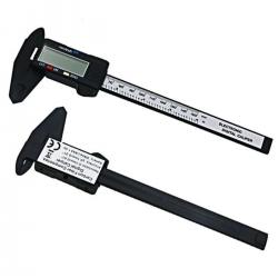 Mey İthalat®  150 Mm Dijital Kumpas Elektronik Fiber Karbon Kaplı Plastik - Kumpas