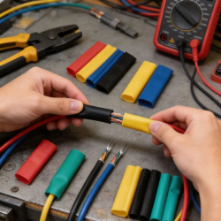 Mey İthalat®  164 Parça Isı ile Daralan Makaron Seti – Elektrik Kablo İzolasyon & Koruma Kılıfı, Renkli Shrink Tube Set