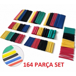 Mey İthalat® 164 Parça Set Isıyla Daralan Makaron Kablo Koruyucu Kılıf