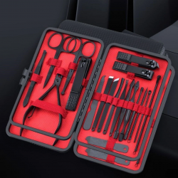 Mey İthalat®  18 Parça Çanta Tipi Manikür Pedikür Tırnak Bakım Seti