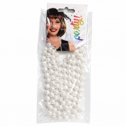 Mey İthalat® 1920 Gatsby İnci Kolye – Vintage Uzun Beyaz İnci Kolye