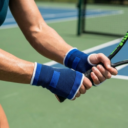 Mey İthalat® 2 Adet Sporcu Bilek Desteği Esnek Nefes Alabilir Örgü Tasarım