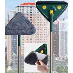 Mey İthalat® 2 Bezli Üçgen Çek Çekli Mop Islak Mendil Uyumlu