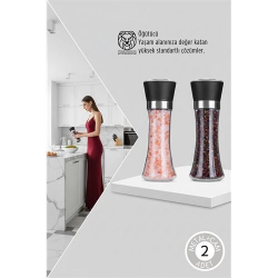 Mey İthalat® 2 Li Baharat Tuz Öğütücü Set Dees Dickerhoof Design 718753