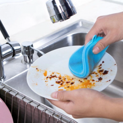 Mey İthalat®  2'li Kir Tutmaz Tırtıklı Yüzey Bulaşık Yıkama Pedi