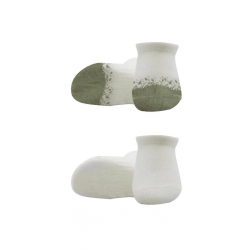 Mey İthalat®   2'Li Penye Sneakers Çorap 20105 Nil Ekru
