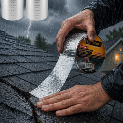 Mey İthalat® 2 Li Set Sızdırmazlık Bandı Su Kaçak Önleyici Yapışkanlı Bant