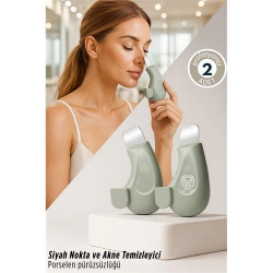 Mey İthalat® 2 li Siyah Nokta ve Akne Temizleyici Cilt Bakım Gözenek Sıkılaştırıcı Spatula 722913