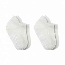 Mey İthalat®   2'Li Sneakers Kaymaz Basic Penye Çorap 20103 Ekru Ekru