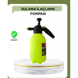 Mey İthalat® 2 Litre Püskürtücü Bakır Nozullu Ayarlı Sprey Temizlik ve Bahçe