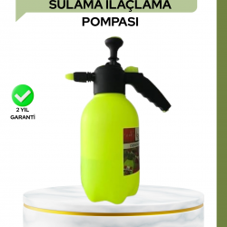 Mey İthalat® 2 Litre Püskürtücü Bakır Nozullu Ayarlı Sprey Temizlik ve Bahçe