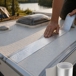 Mey İthalat® 2 Metre Sızdırmaz Bant 96mm Metalik Tamir Bandı Boru Çatlak Onarım Bandı