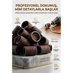 Mey İthalat® 20'li 13 mm Yüzük Zımpara Seti | Detay İşleme & Çapak Alma 723049