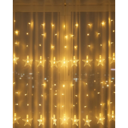 Mey İthalat® 20 Yıldızlı LED Şerit Işık 5W Güç İç Mekan Parti ve Vitrin Süsleme