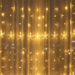 Mey İthalat® 20 Yıldızlı LED Şerit Işık 5W Güç İç Mekan Parti ve Vitrin Süsleme