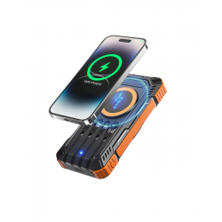 Mey İthalat® 20000 mAh Powerbank Güneş Enerjili Kablosuz Şarj Hızlı Şarj Taşınabilir Batarya (Kopya)