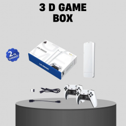 Mey İthalat® 20.000 Yüklü Oyunlu Kablosuz Retro Oyun Konsolu 4K Destekli