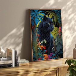 Mey İthalat® 20071 PUZZLE 500 Black Panther With a Tropical