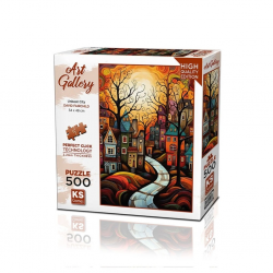 Mey İthalat® 20076 PUZZLE 500 HOUSES