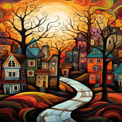 Mey İthalat® 20076 PUZZLE 500 HOUSES