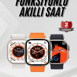 Mey İthalat® 2025 Model Akıllı Saat Kordon Hediyeli Çağrı Cevaplama Uzun Pil Süreli Android İOS Uyumlu